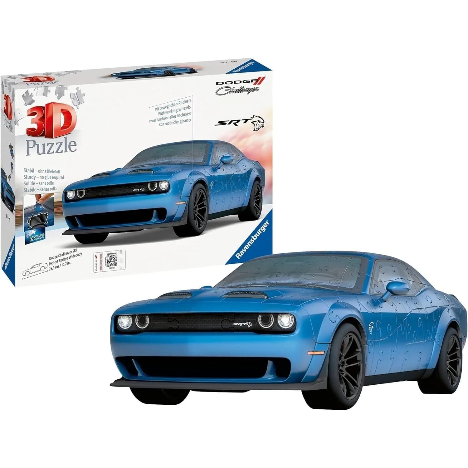Ravensburger 3D Dodge Challenger SRT Hellcat Puzzle (11283)