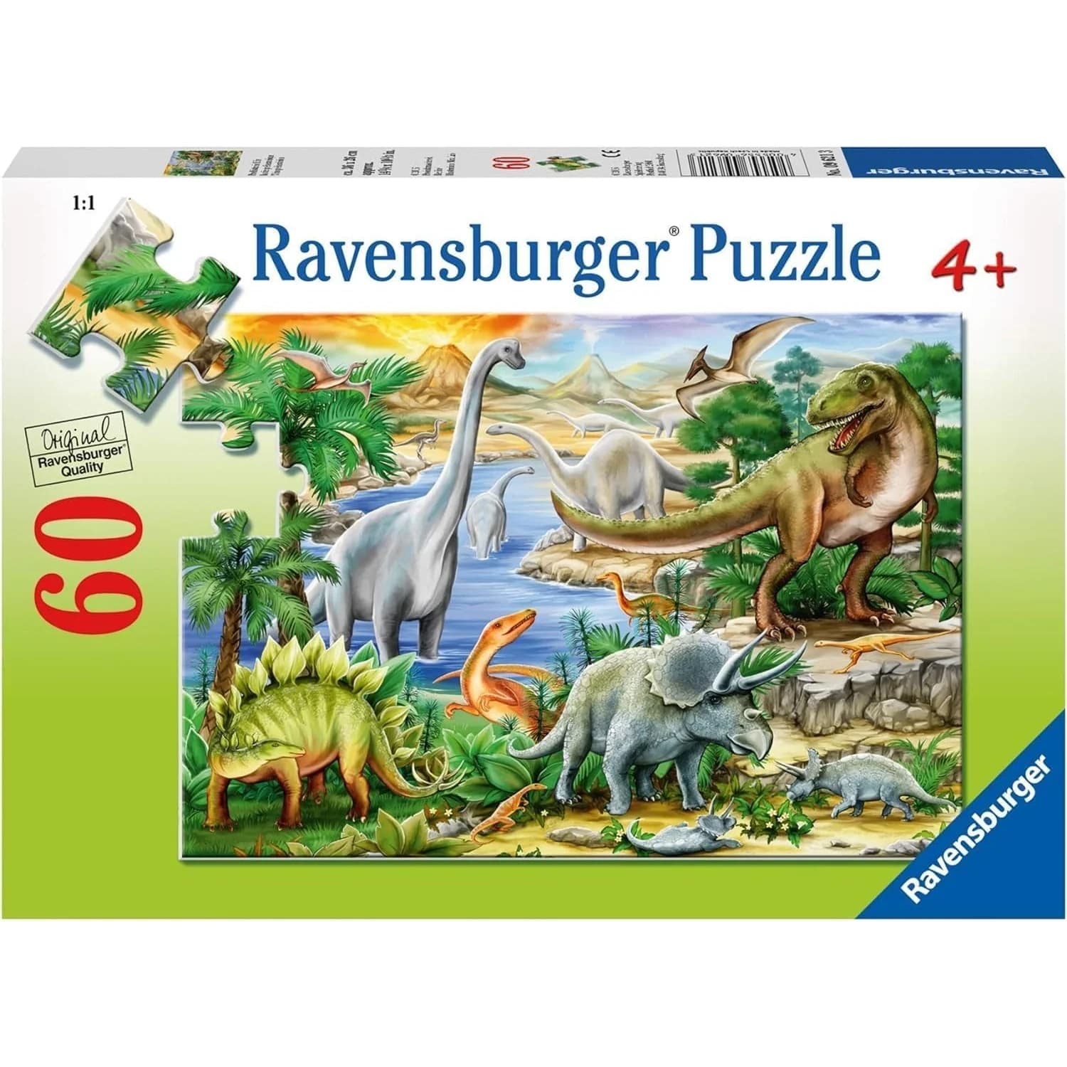 Ravensburger Prehistoric Life 60-piece Jigsaw Puzzle (09621)