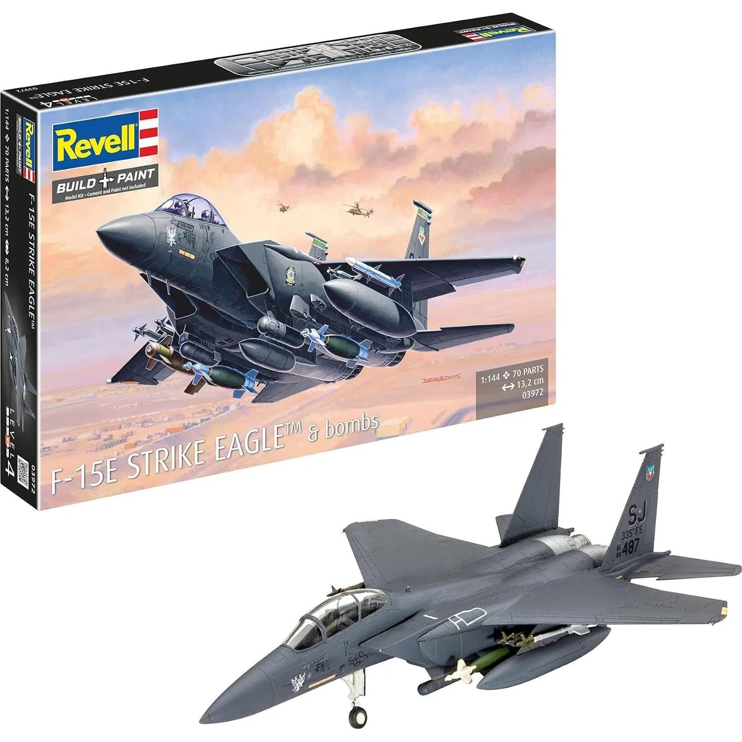 Revell Kids 1/144 F-15E Strike Eagle model kit (03972)