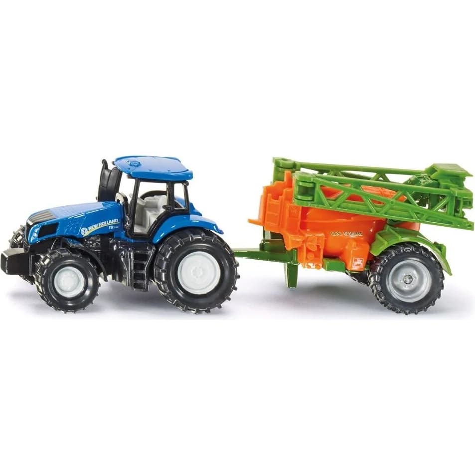SIKU 1668 Tractor with crop sprayer, die-cast miniature — view 2