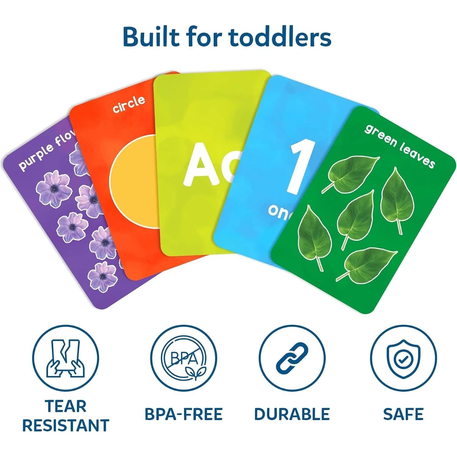 Skillmatics Flash Cards: letters, numbers, shapes (SKILL256FCLN) — view 2