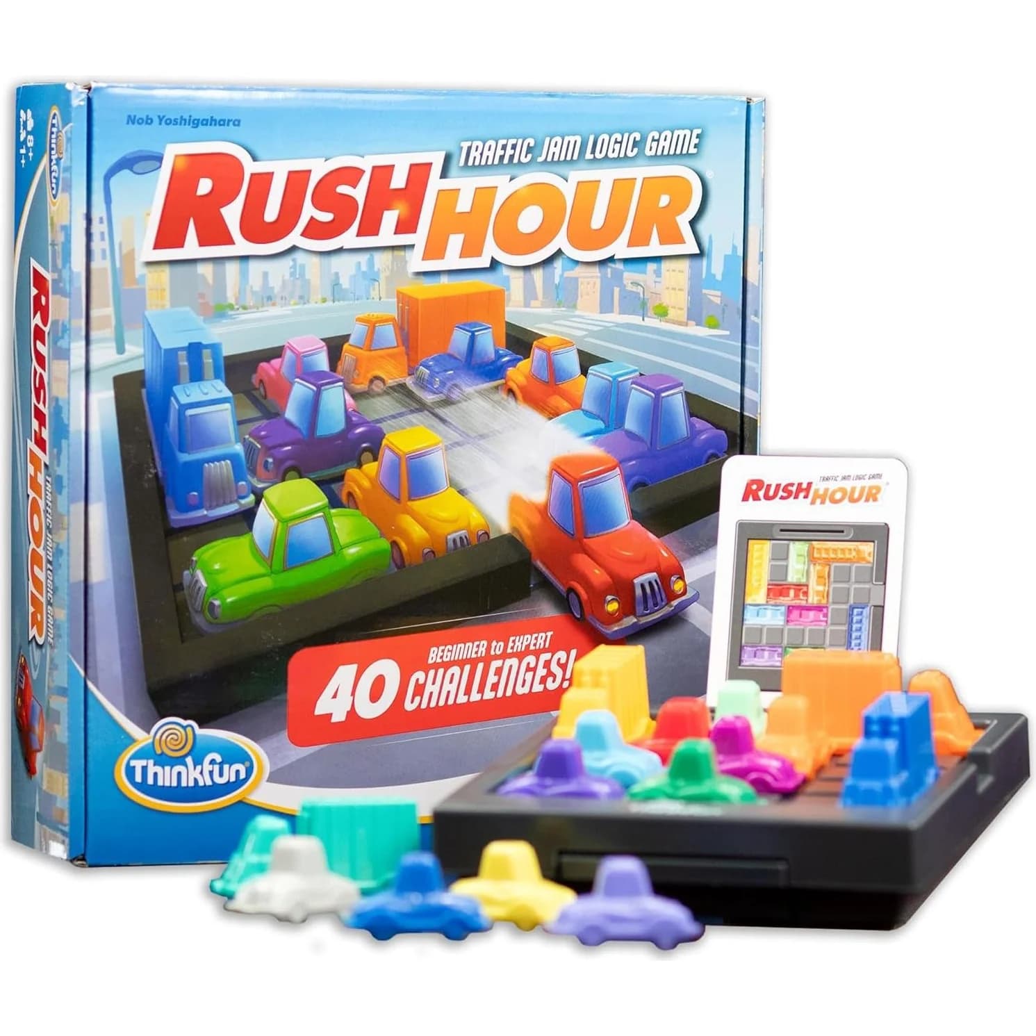 ThinkFun Rush Hour Traffic Jam Logic Game (76582)