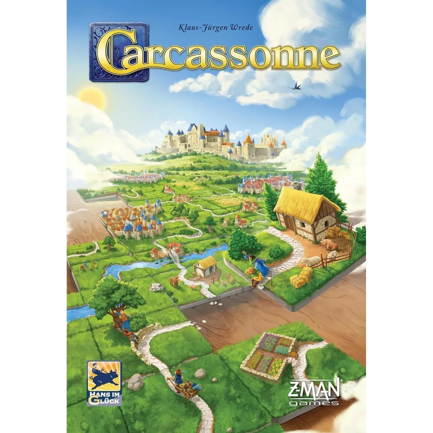Z-Man Games كاركاسون اللعبة الأساسية (ZM7810)