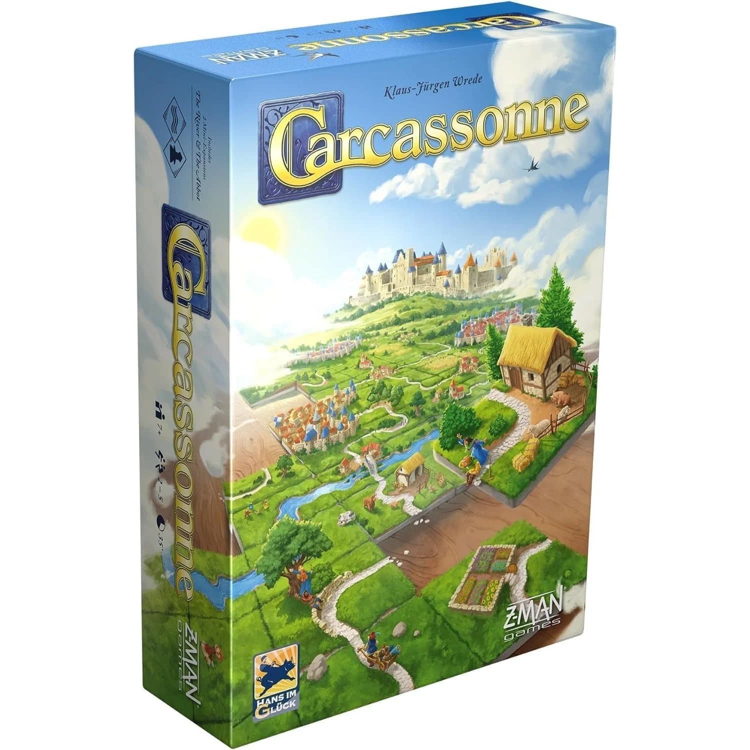 Z-Man Games Carcassonne, jeu de base (ZM7810) — vue 2