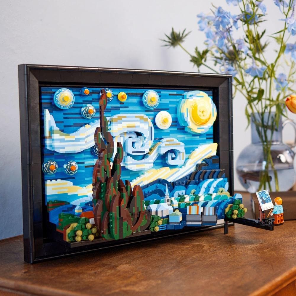 LEGO LEGO Ideas Vincent van Gogh - The Starry Night - Jeux de construction image 2