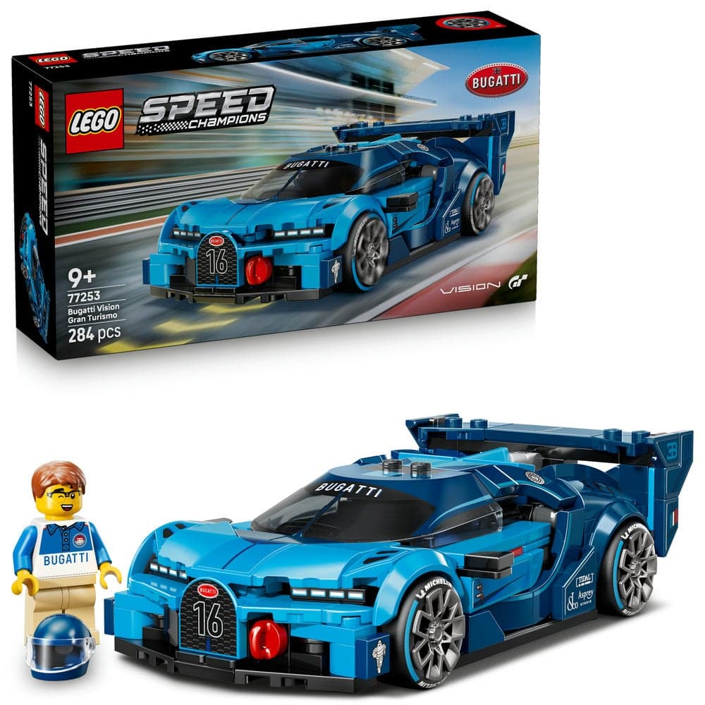 LEGO LEGO Speed Champions Bugatti Vision GT Hyper Sports Car - Jeux de construction image 2