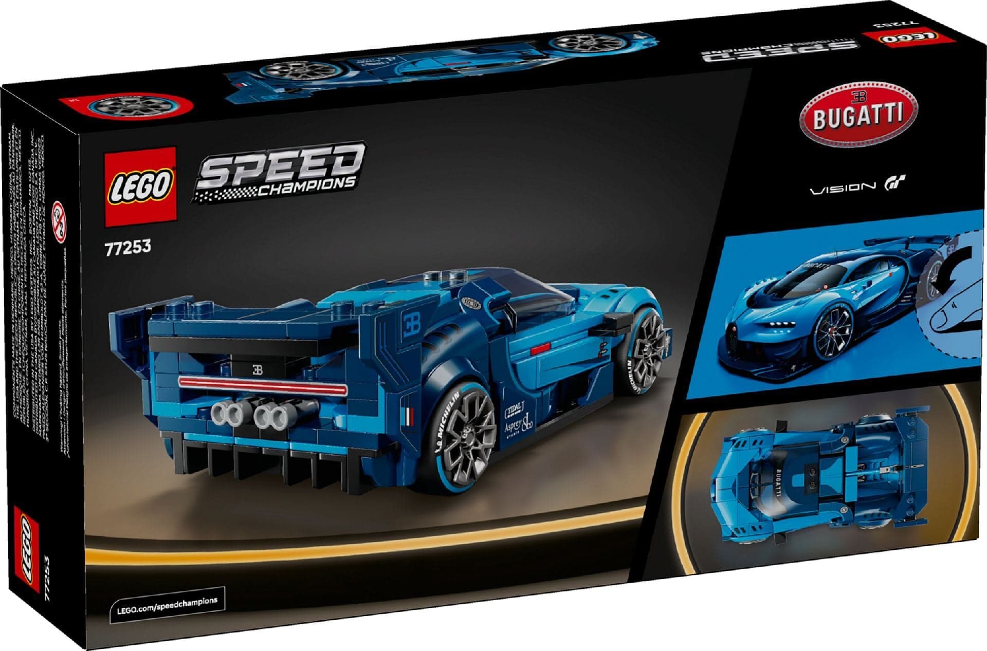 LEGO LEGO Speed Champions Bugatti Vision GT Hyper Sports Car - Jeux de construction image 3