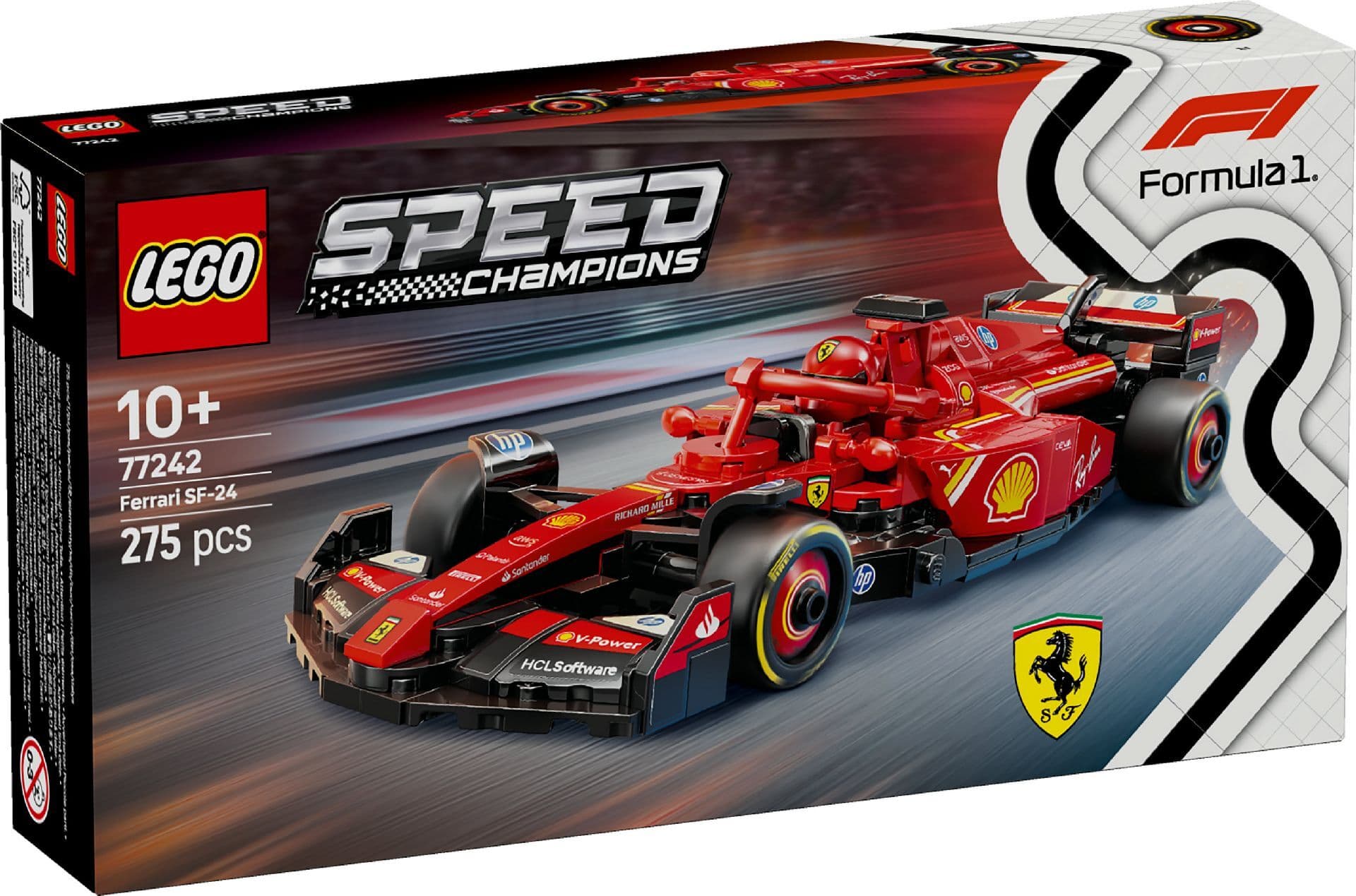 LEGO LEGO Speed Champions Ferrari SF-24 F1 Race Car - Jeux de construction image 3